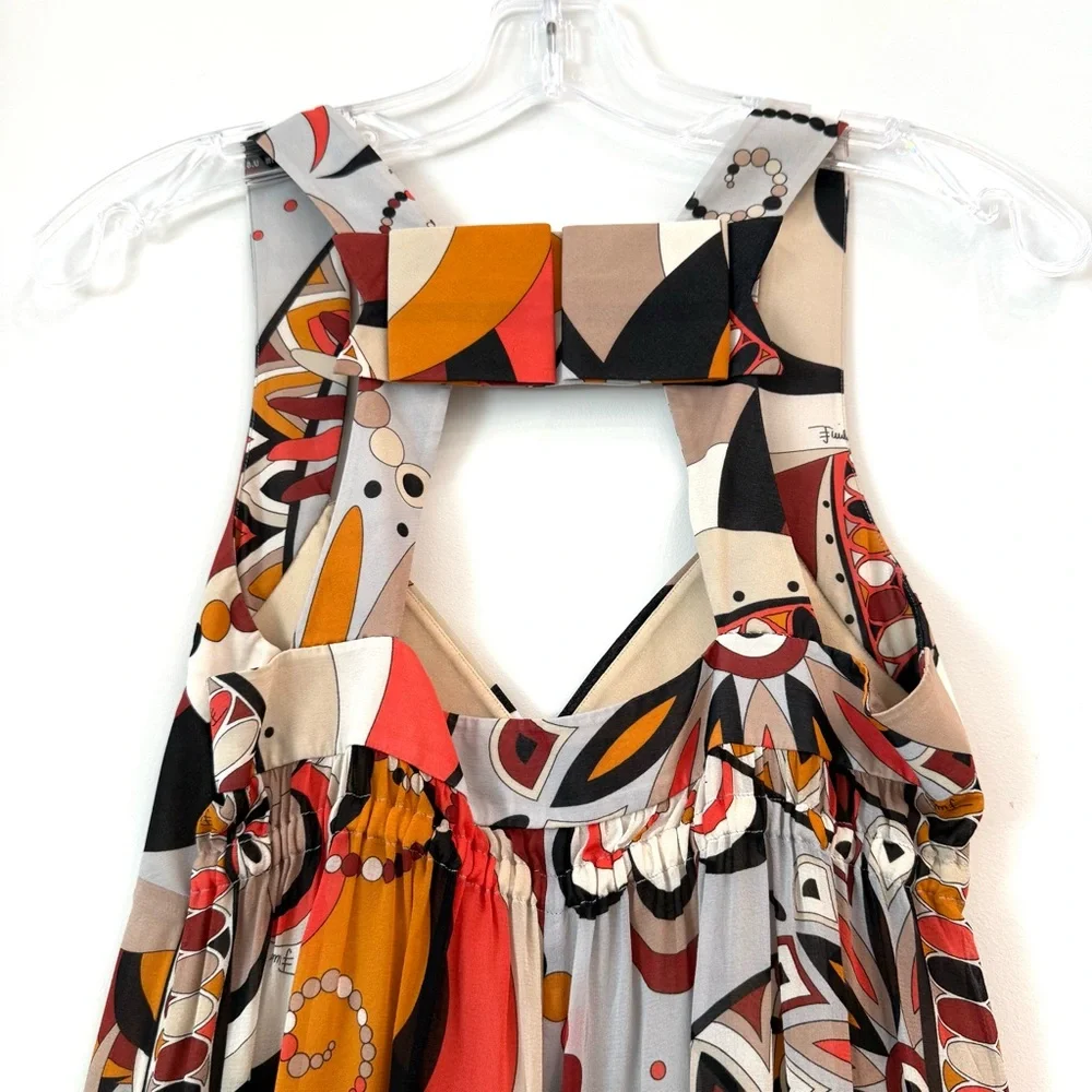 EMILIO PUCCI silk sleeveless empire waist dress - Picture 10 of 13